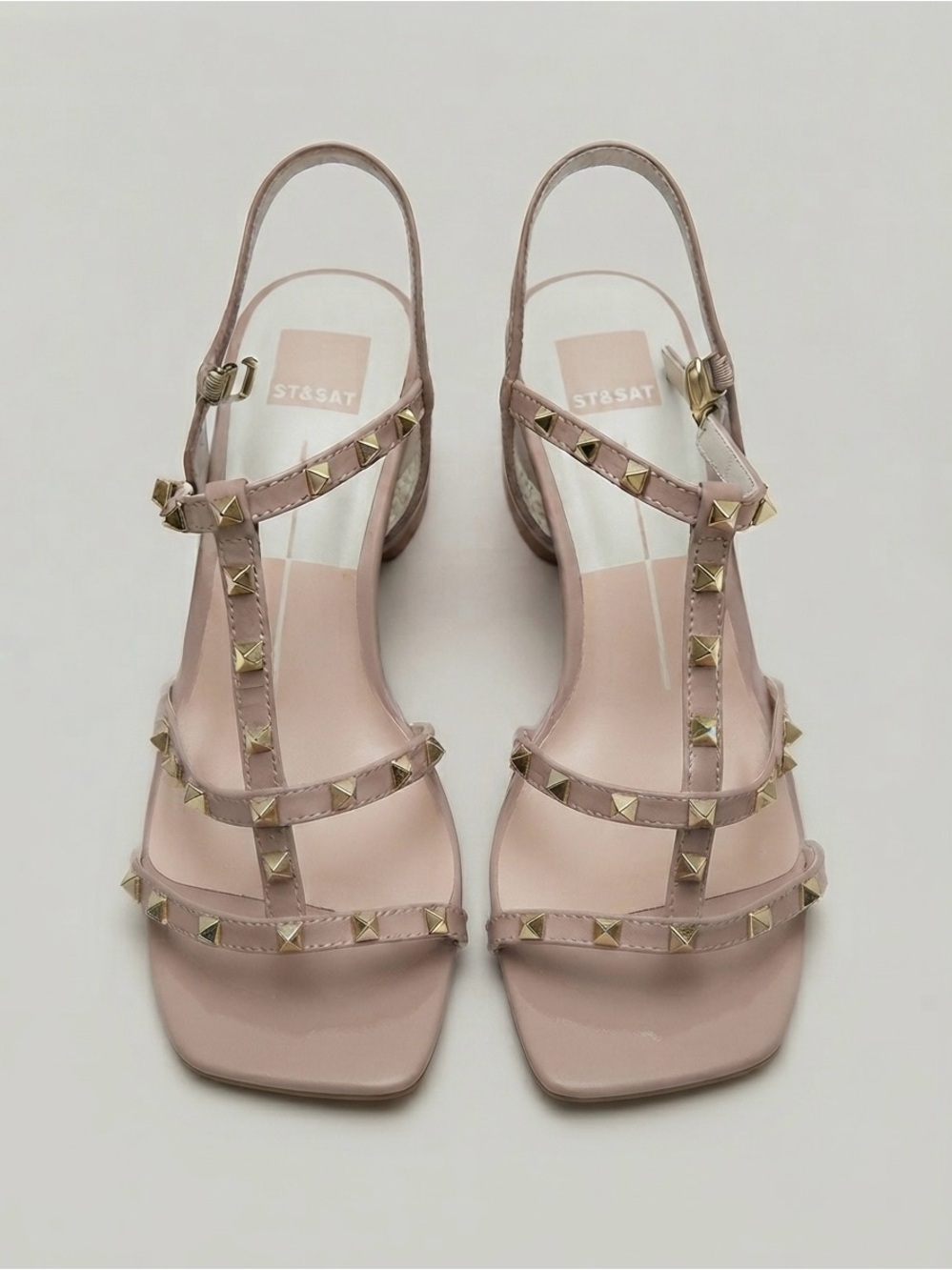 NEW Studded T-Strap Sandals